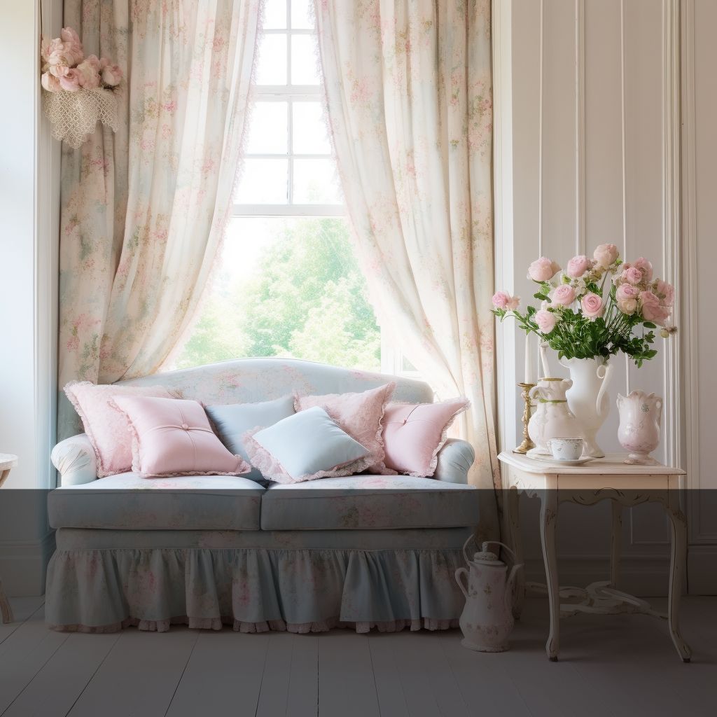 curtains shabby chic style stan bond adelaide | Stan Bond Adelaide